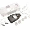 KYOSHO Bodyshell Corvette ZR1 Mini-Z + 2WD Rims (White Body)