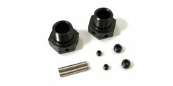 KYOSHO Wheel Hub Inferno MP9-MP10 Gun Metal (2) Wide