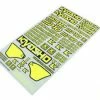 Decal Sheet Kyosho Inferno MP10 (F-Yellow) -Kyosho Sales Shop 341101img 0