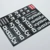 Kyosho Team Driver Decal Sheet -Kyosho Sales Shop K 36275 0
