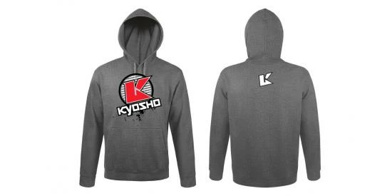 Kyosho Hoodie K-CIRCLE Grey (5XL-size) 3 Kyosho Hoodie K-CIRCLE Grey (5XL-size)