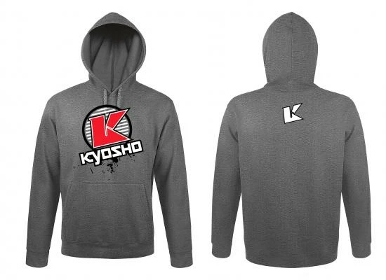 Kyosho Hoodie K-CIRCLE Grey (S-size) 3 Kyosho Hoodie K-CIRCLE Grey (S-size)