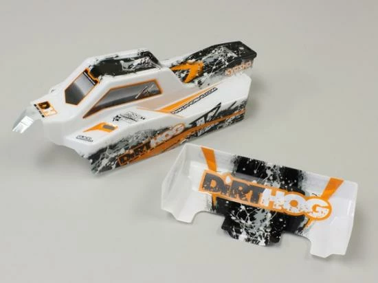 Kyosho Printed Body Shell Dirt Hog T1 (Orange) 3 Kyosho Printed Body Shell Dirt Hog T1 (Orange)