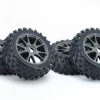 Kyosho Kc Tyres On Neo 3.0 Wheels Gun Metal (4) *unpackaged* -Kyosho Sales Shop K IFTH004GMKC 0