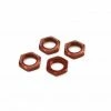 Kyosho Serrated 1:8 Wheel Nuts (4) - Red