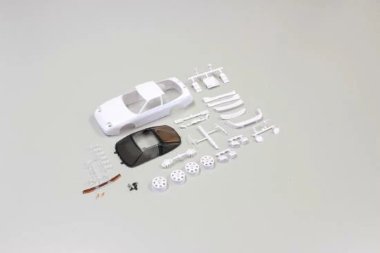 Kyosho Body Shell - Nissan 180Sx Mini-Z + Rims (White Body) 3 Kyosho Body Shell - Nissan 180Sx Mini-Z + Rims (White Body)