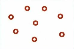 Kyosho Grooved O-Ring (P3) Orange (8)