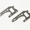 Kyosho Front Side Plate Set Optima (2) Carbon -Kyosho Sales Shop K OTW105 0