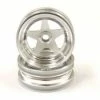 KYOSHO Front Wheel (2) Scorpion 2014 (2) Satin Chrome 2.2 Inch