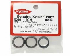 Kyosho Springs Adjuster (Gun Metal) (2) For W5303Gm/5304Gm -Kyosho Sales Shop kyoig001 3gm 2